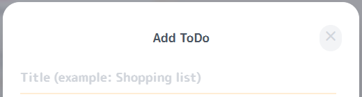 Add task title